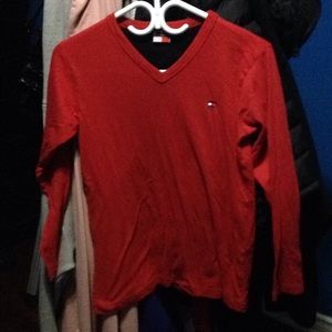 Red Tommy Hilfiger Long sleeve